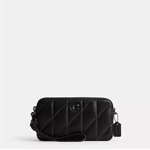 Coach Kira Black Quilted Leather Crossbody Bag
